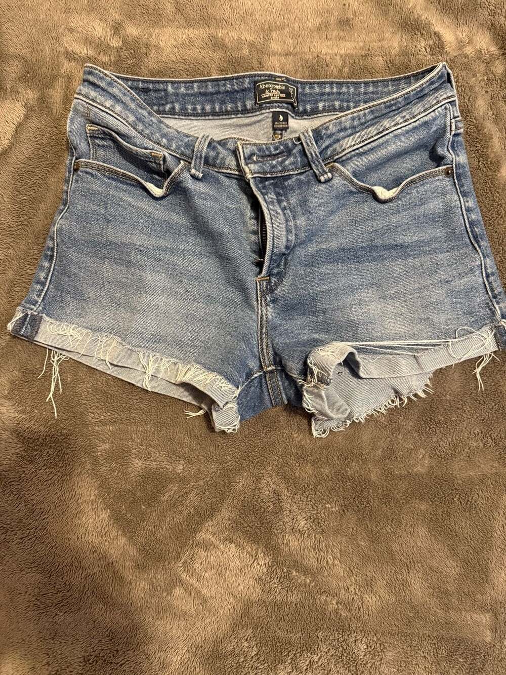Abercrombie & Fitch Harper Low Rise Denim Shorts Size 27
